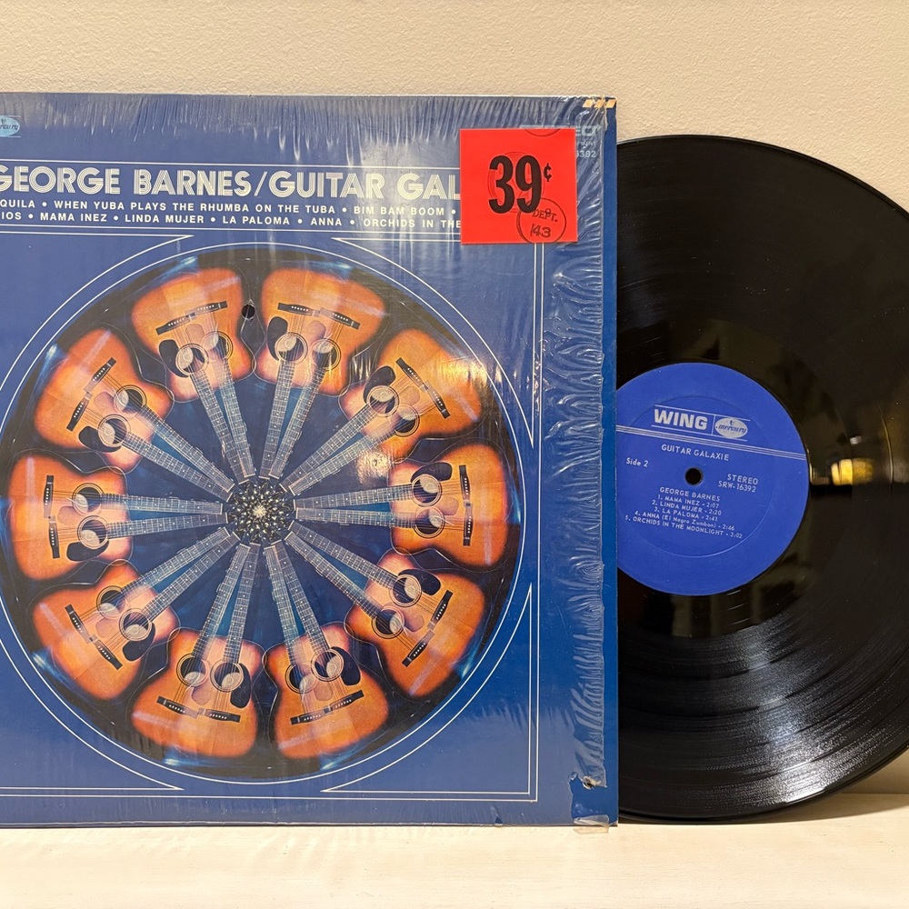 George Barnes – Guitar Galaxie LP Vinyl Record (Wing Records, Stereo SRW-16192)